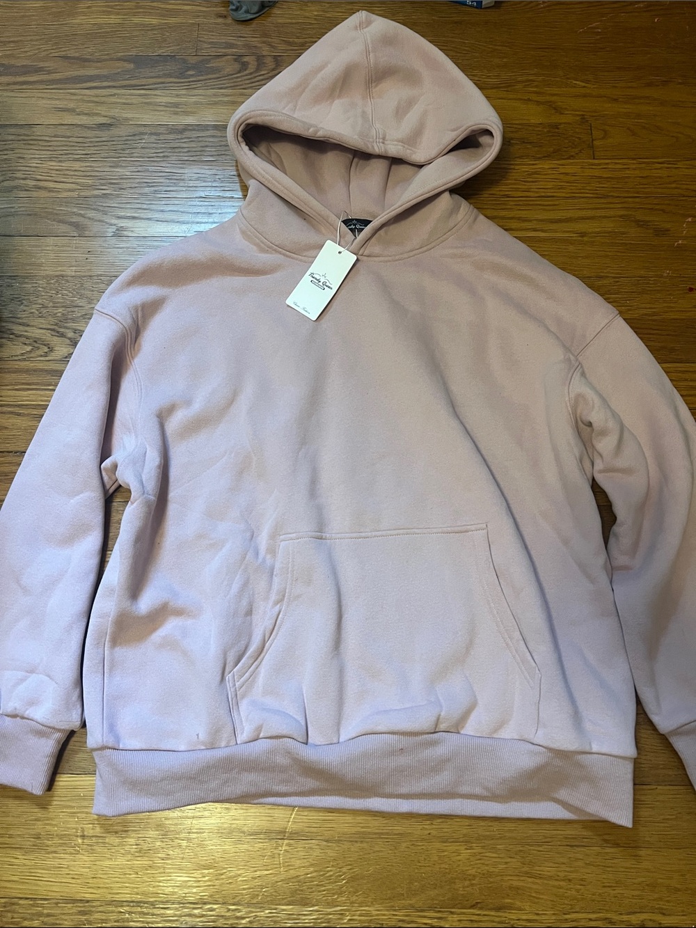 Woman's Dusty Pink Hooded Sweatshirt